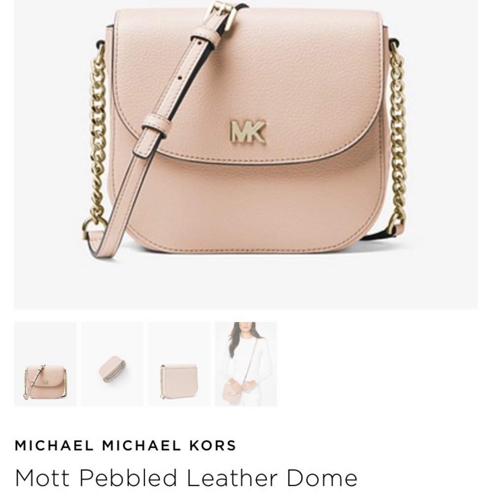 Michael Kors Mott Pebbled Leather Crossbody Bag